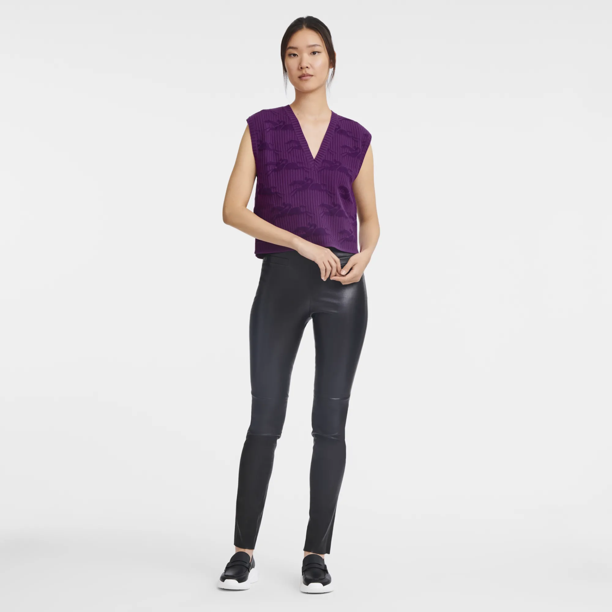 Hot Longchamp Pantalon Noir