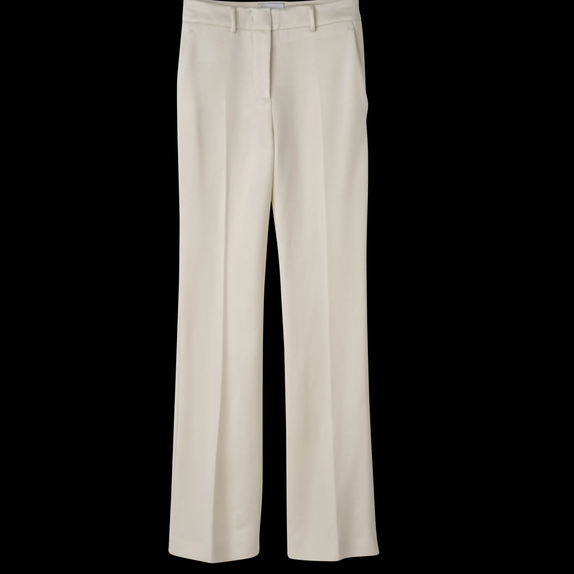 Outlet Longchamp Pantalon De Costume Ecru