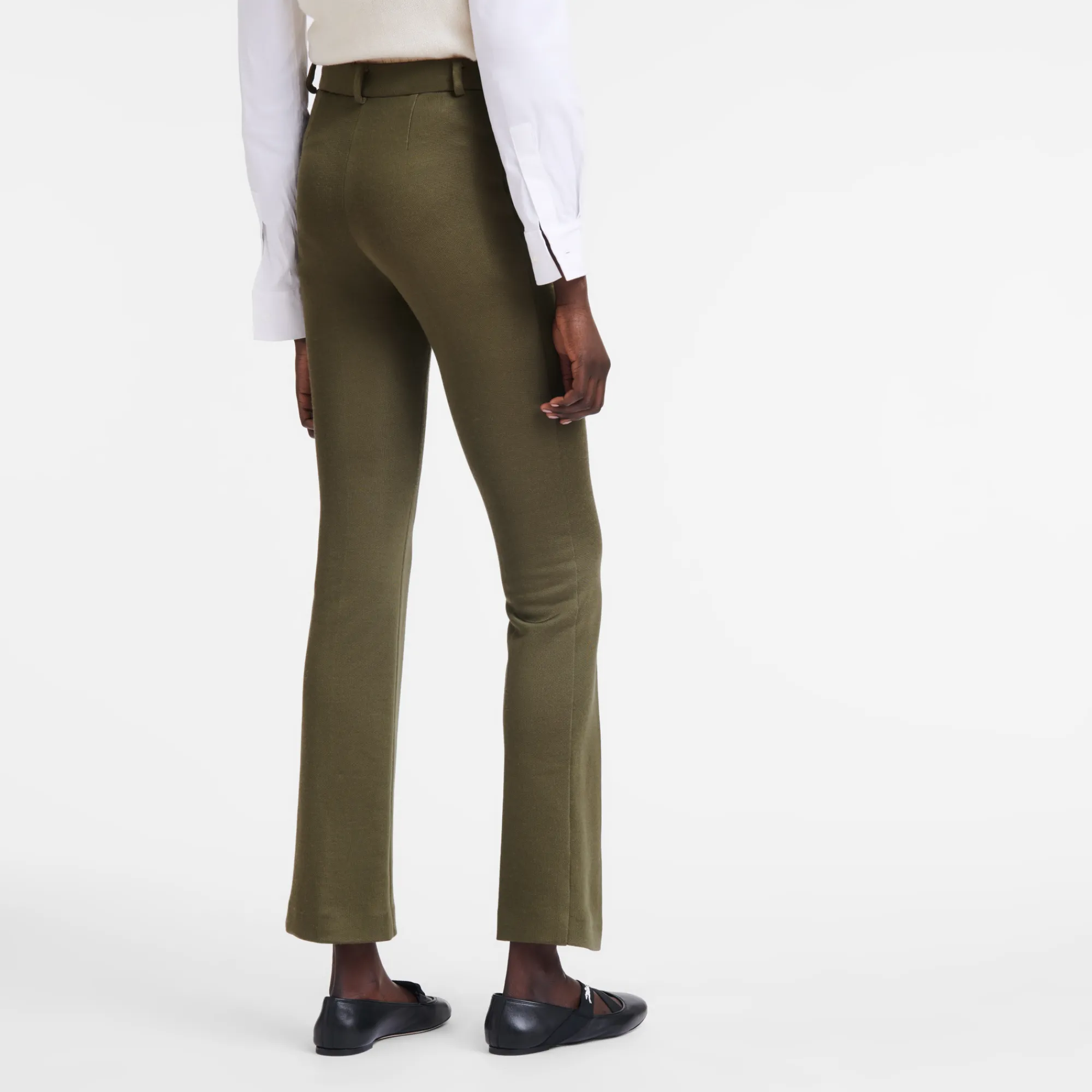 New Longchamp Pantalon De Costume Kaki