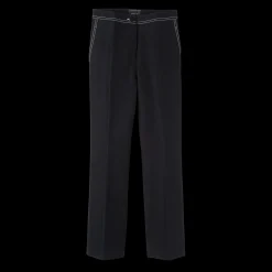 Discount Longchamp Pantalon Droit Noir