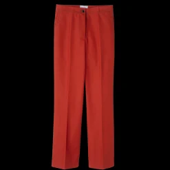 New Longchamp Pantalon Droit Paprika