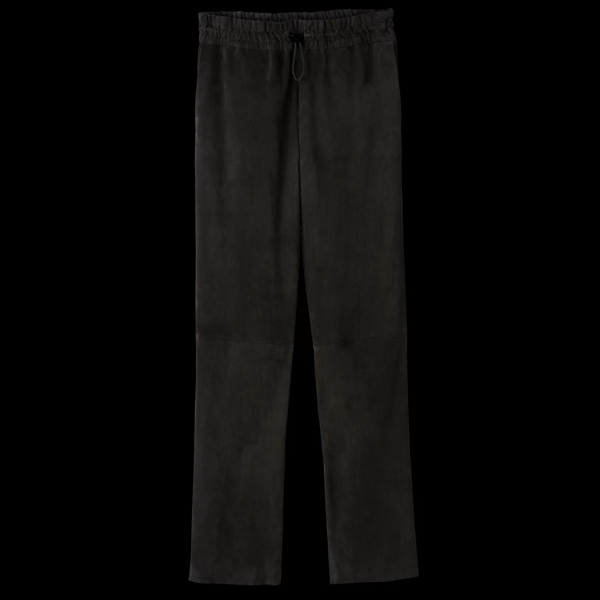 Hot Longchamp Pantalon En Cuir Noir