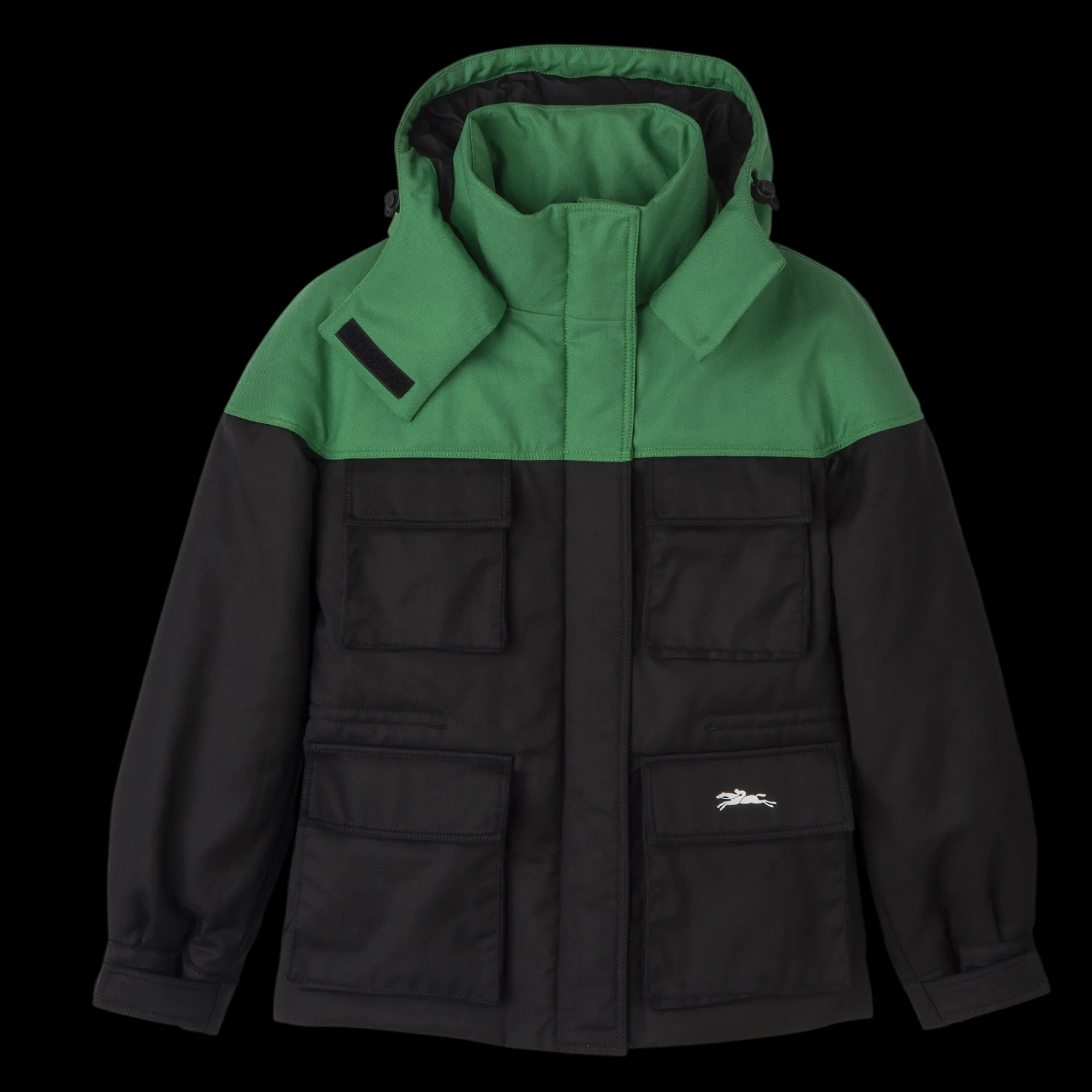 Longchamp Parka Courte Vert