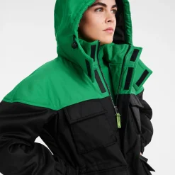 Longchamp Parka Courte Vert
