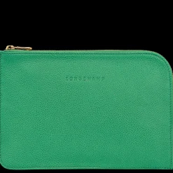 New Longchamp Pochette Le Foulonné Vert