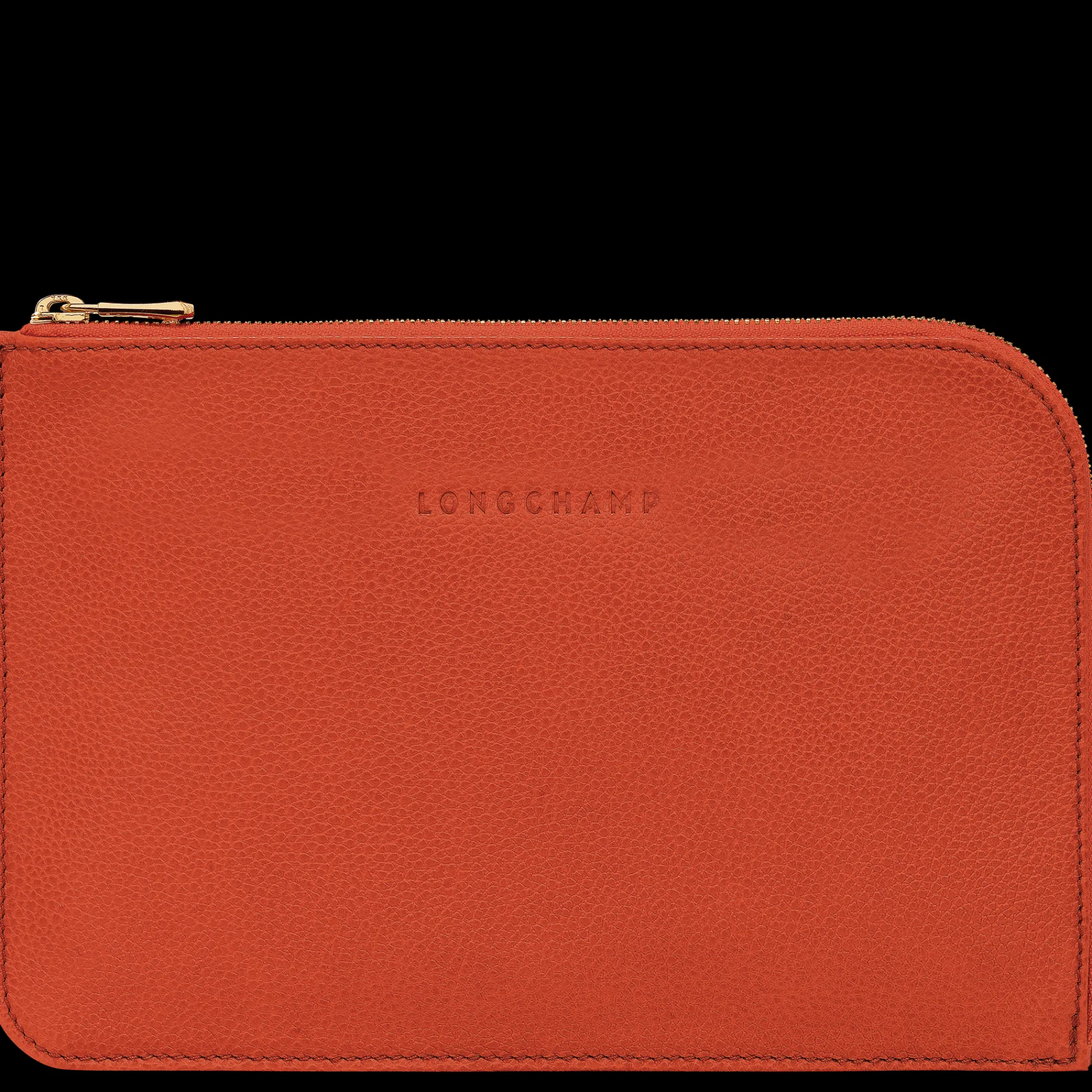 Outlet Longchamp Pochette Le Foulonné Paprika