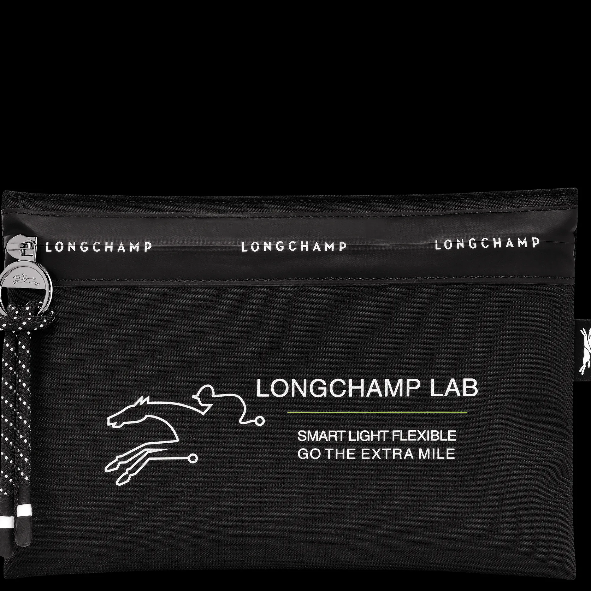 Online Longchamp Pochette Le Pliage Collection Noir