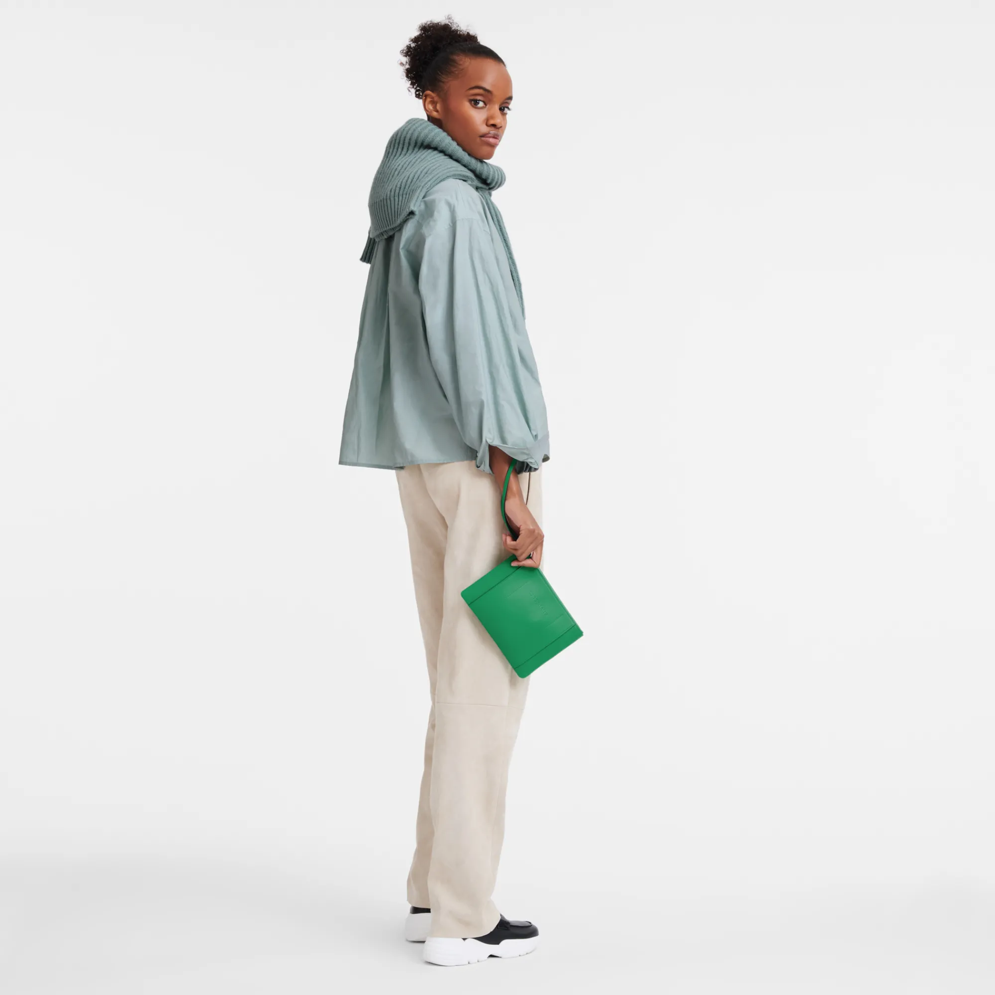 Longchamp Pochette 3D Vert