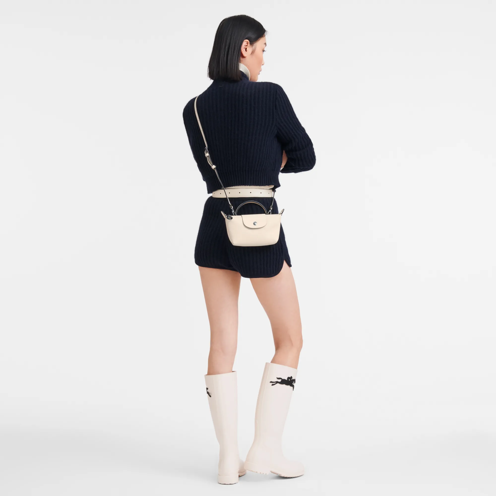 Discount Longchamp Pochette XS Le Pliage Xtra Ecru