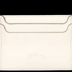 Discount Longchamp Porte-cartes Le Foulonné Ecru