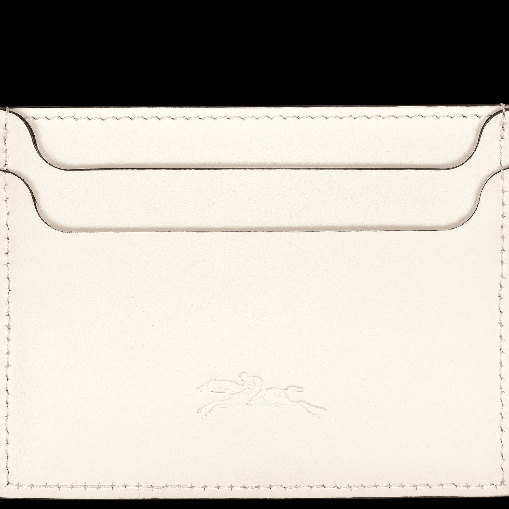 Discount Longchamp Porte-cartes Le Foulonné Ecru