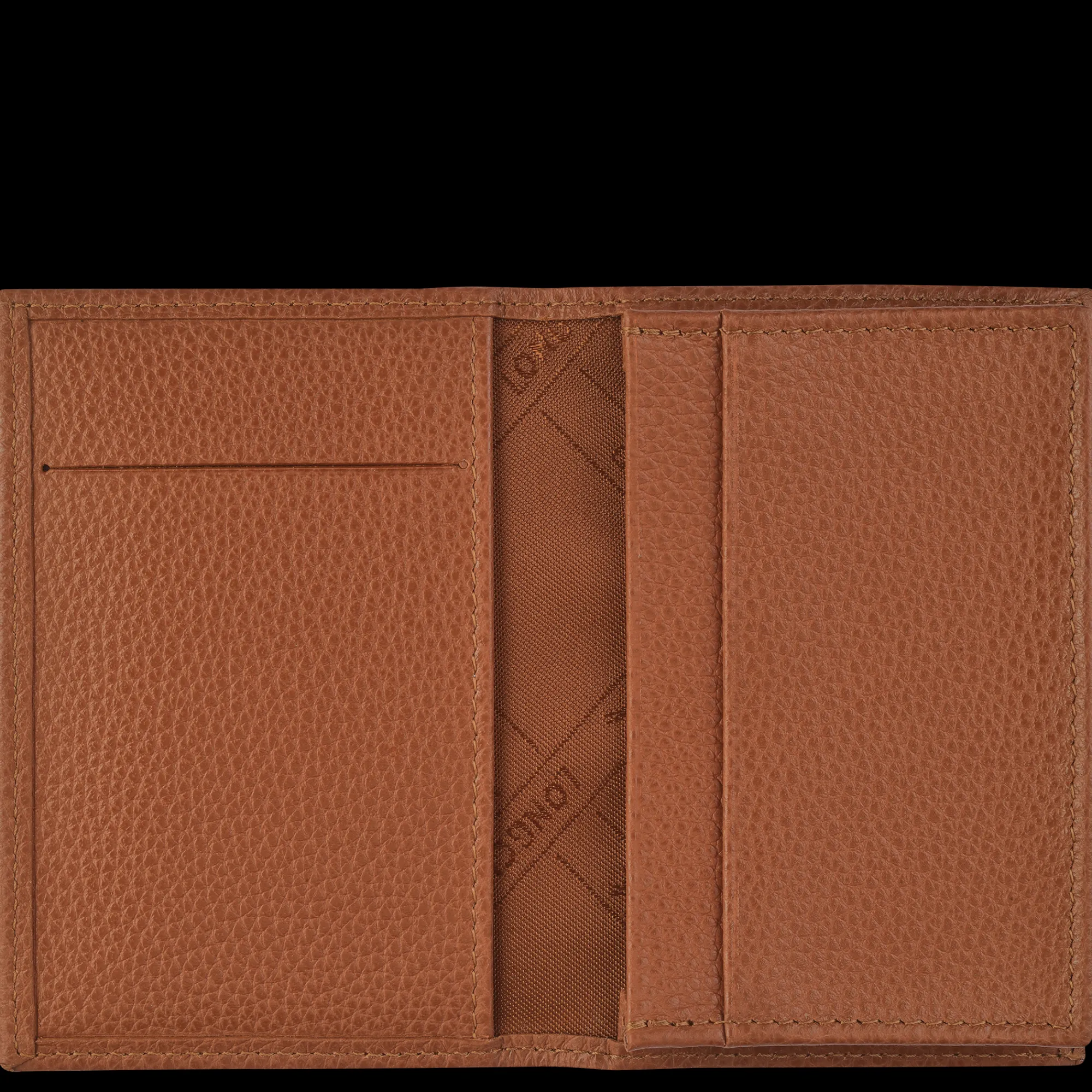 Hot Longchamp Porte-cartes Le Foulonné Caramel