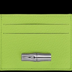 Sale Longchamp Porte-cartes Le Roseau Vert Lumière
