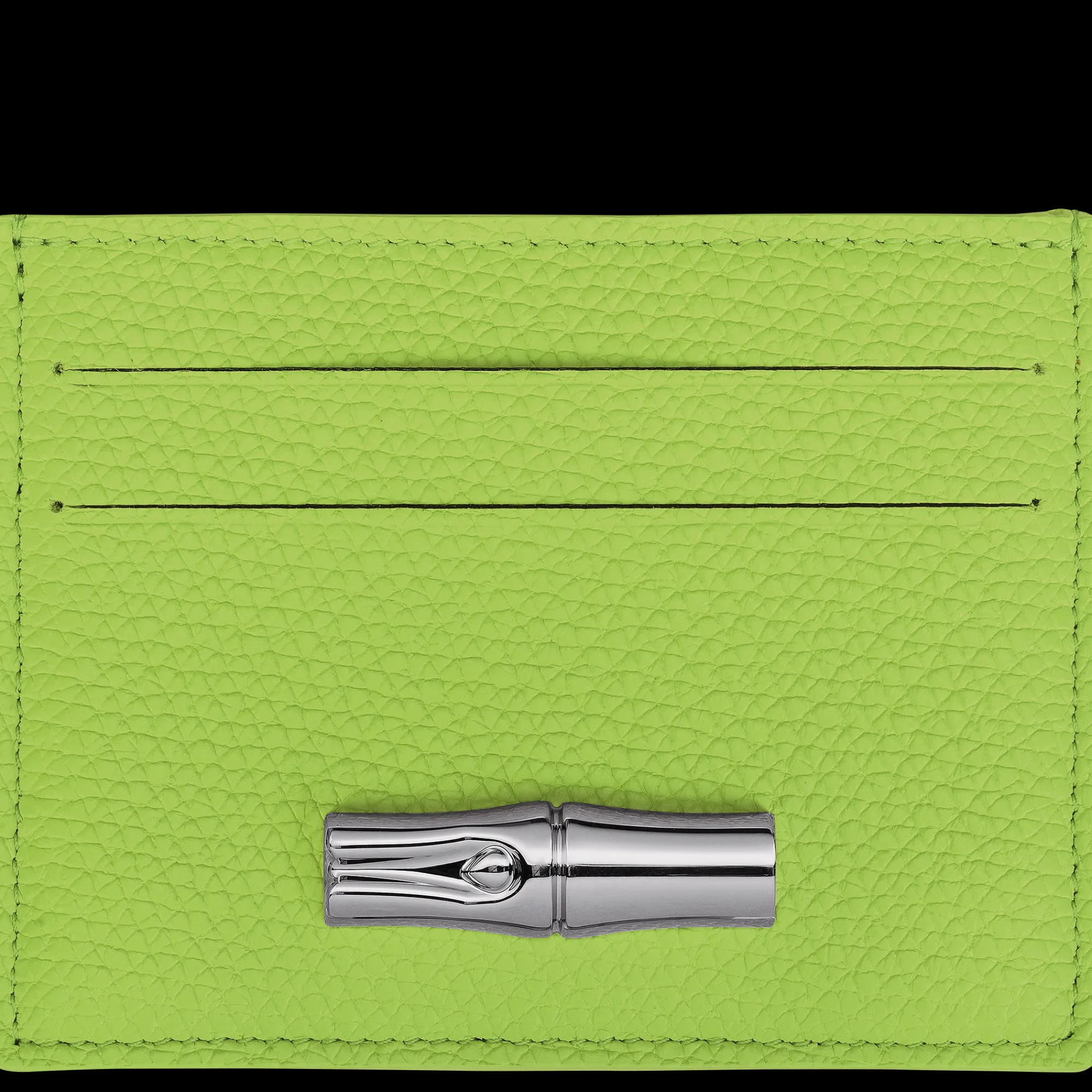 Sale Longchamp Porte-cartes Le Roseau Vert Lumière