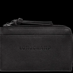 Hot Longchamp Porte-cartes 3D Noir