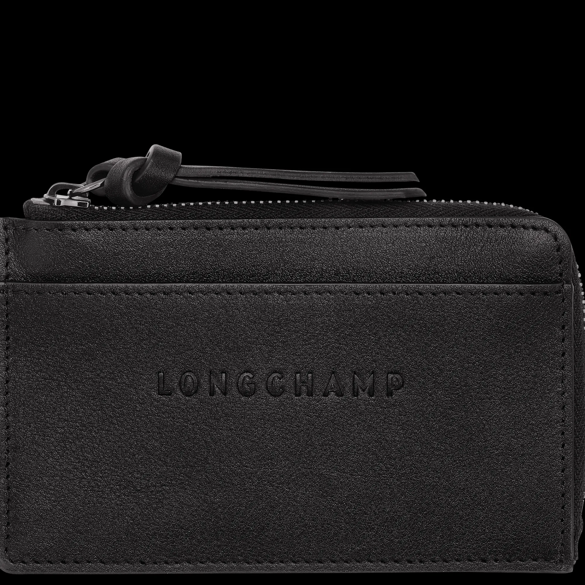 Hot Longchamp Porte-cartes 3D Noir