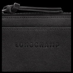 Hot Longchamp Porte-cartes 3D Noir