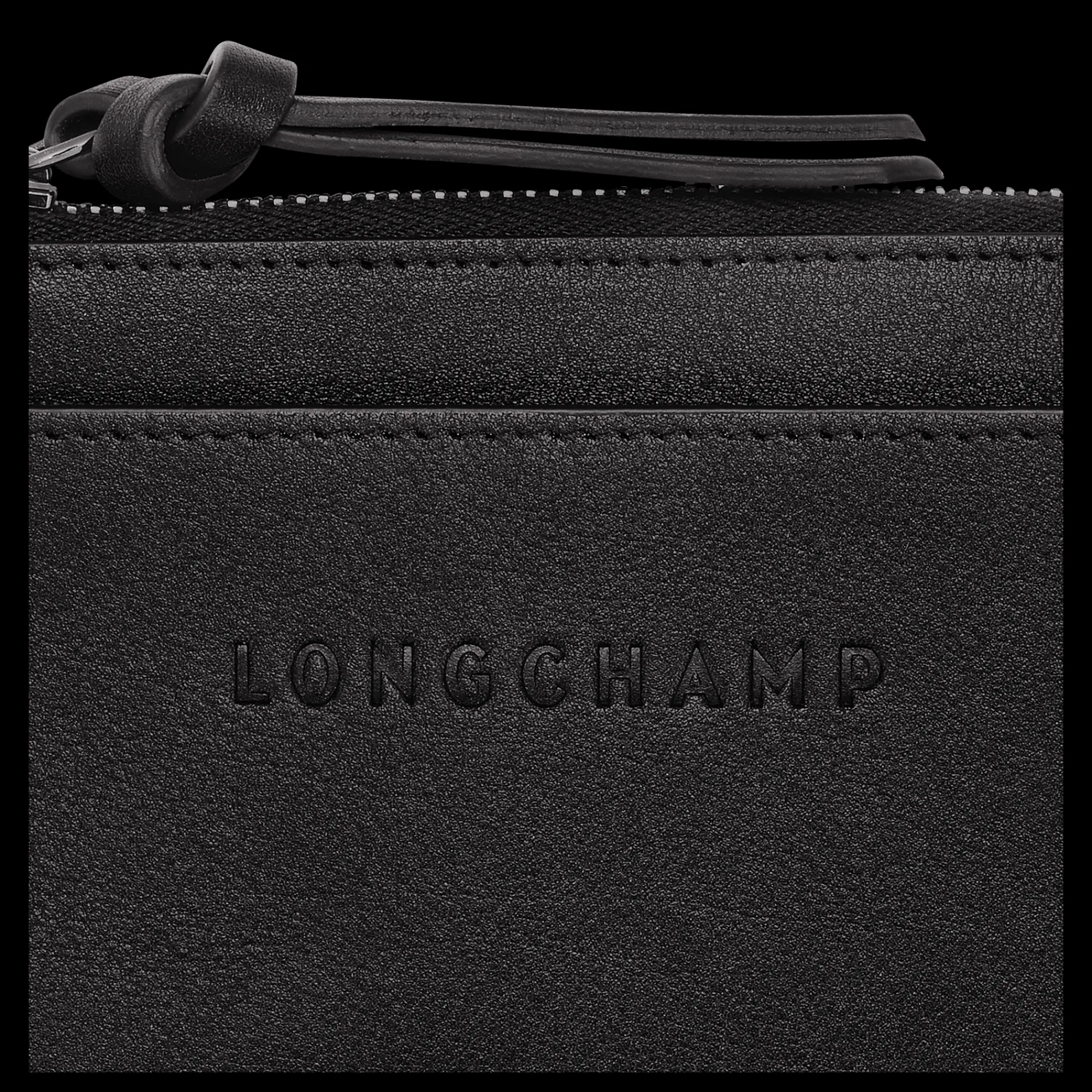 Hot Longchamp Porte-cartes 3D Noir