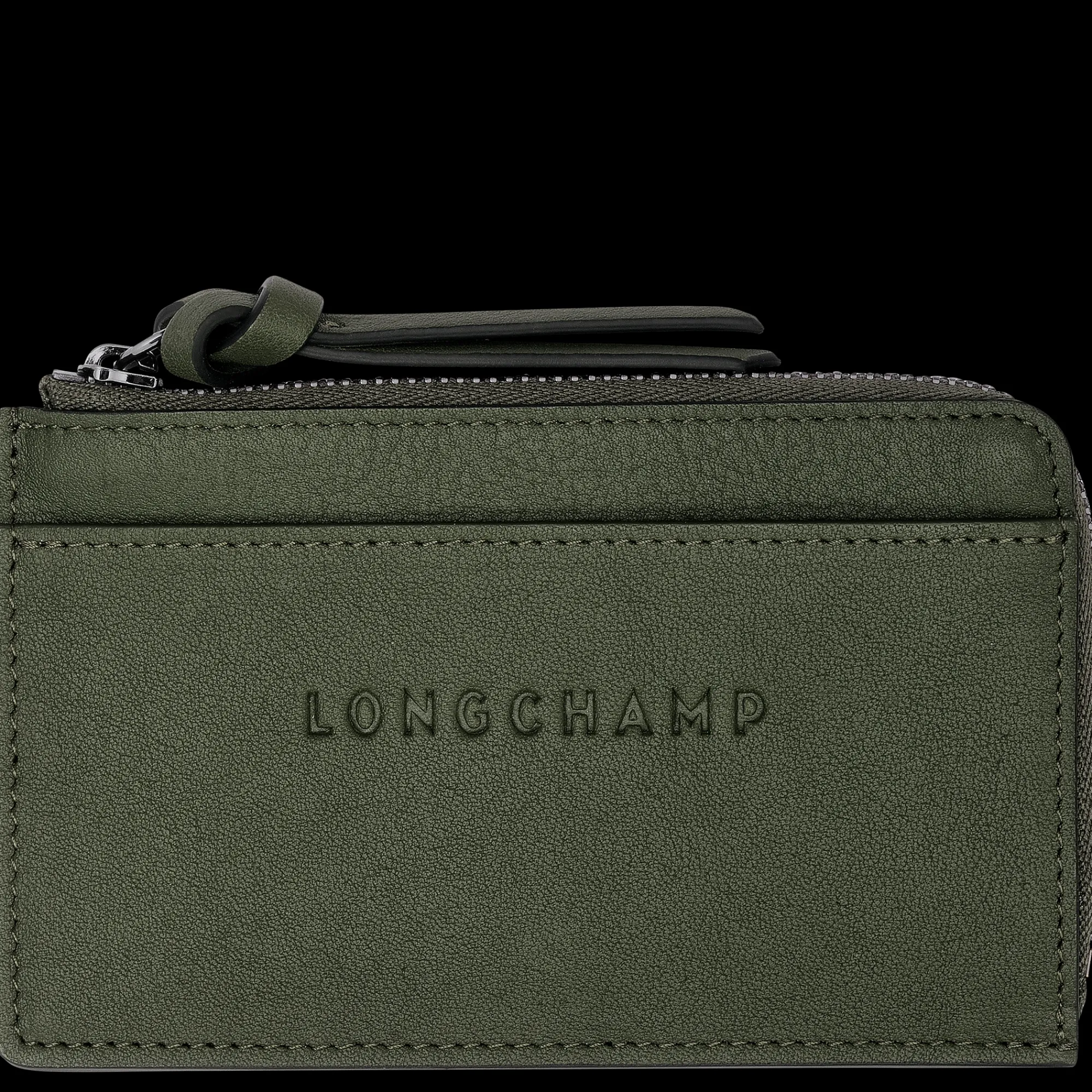 Best Longchamp Porte-cartes 3D Kaki