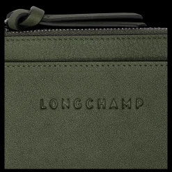 Best Longchamp Porte-cartes 3D Kaki