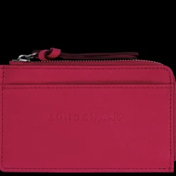 Discount Longchamp Porte-cartes 3D Magenta