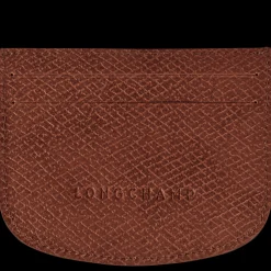 Longchamp Porte-cartes Épure Brun