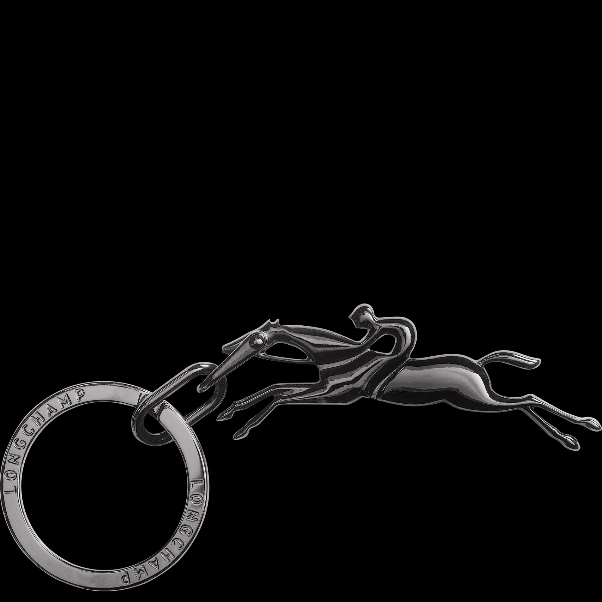New Longchamp Porte-clés Cavalier Noir