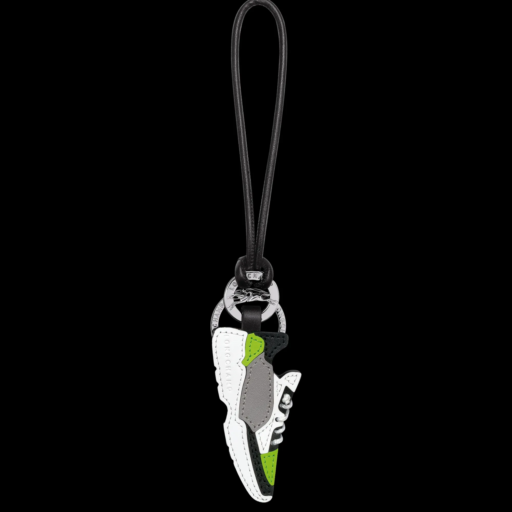 Sale Longchamp Porte-clés Freeminder Vert Lumière