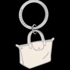 Sale Longchamp Porte-clés Le Pliage Ecru
