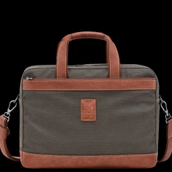 Hot Longchamp Porte-documents L Boxford Brun
