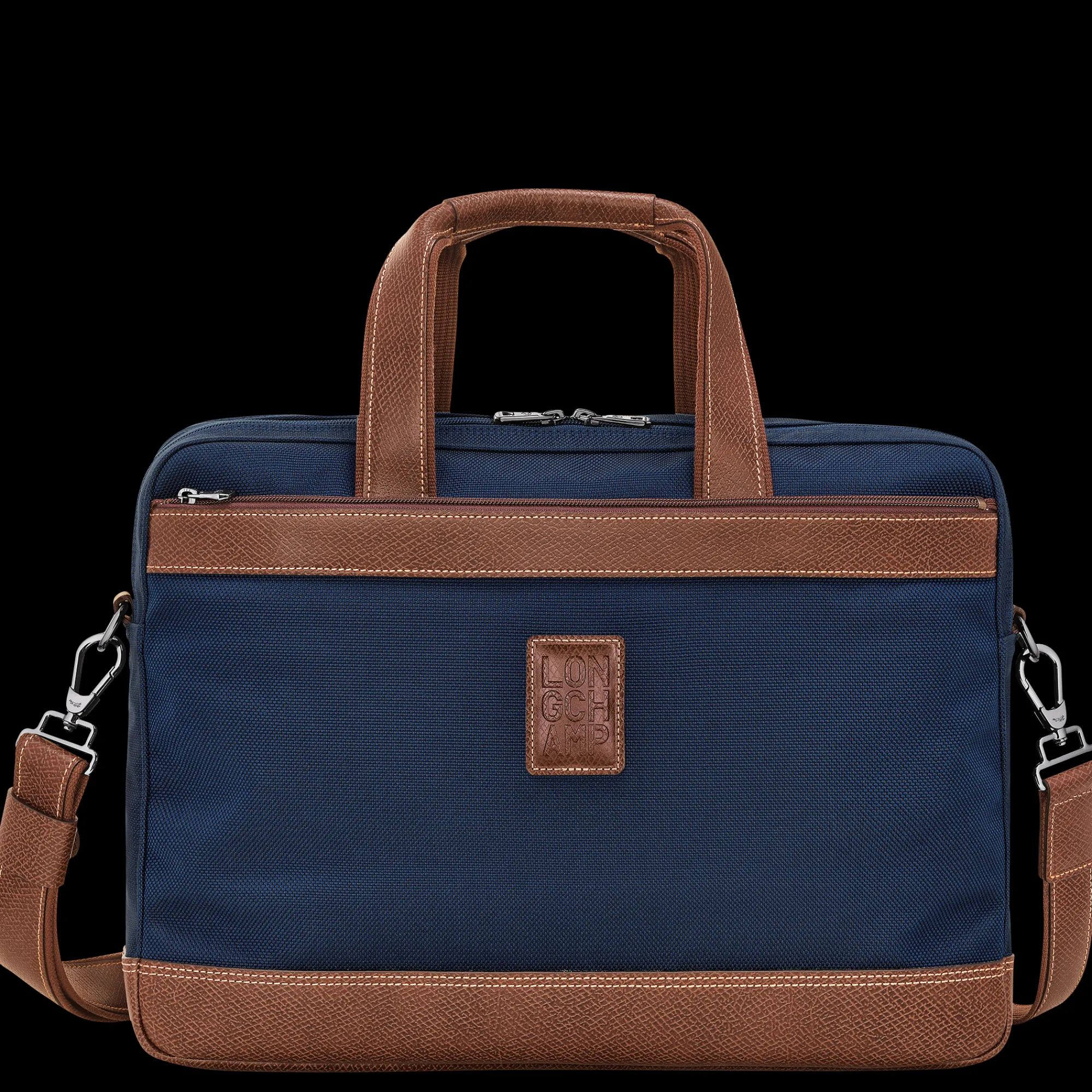 New Longchamp Porte-documents L Boxford Bleu