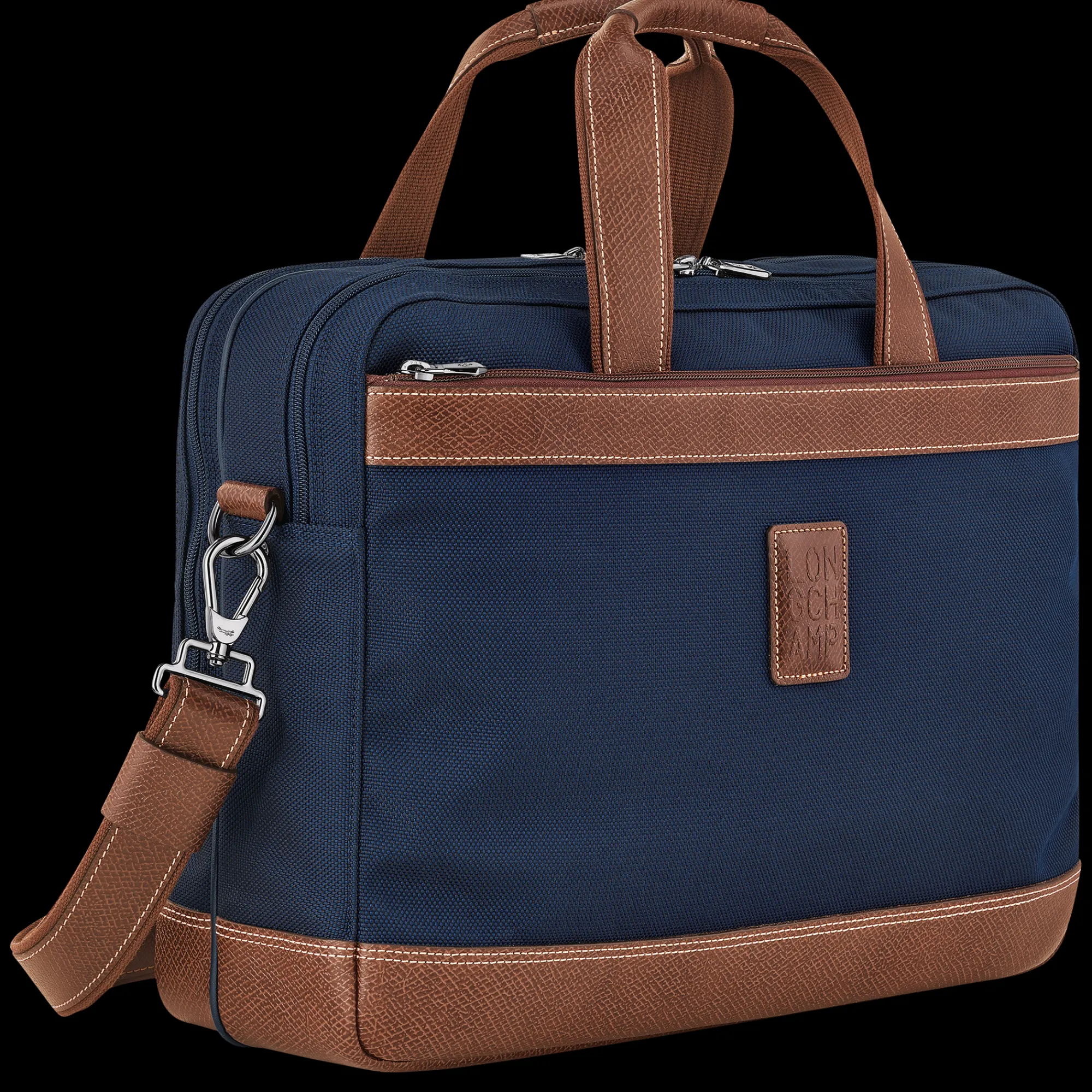New Longchamp Porte-documents L Boxford Bleu