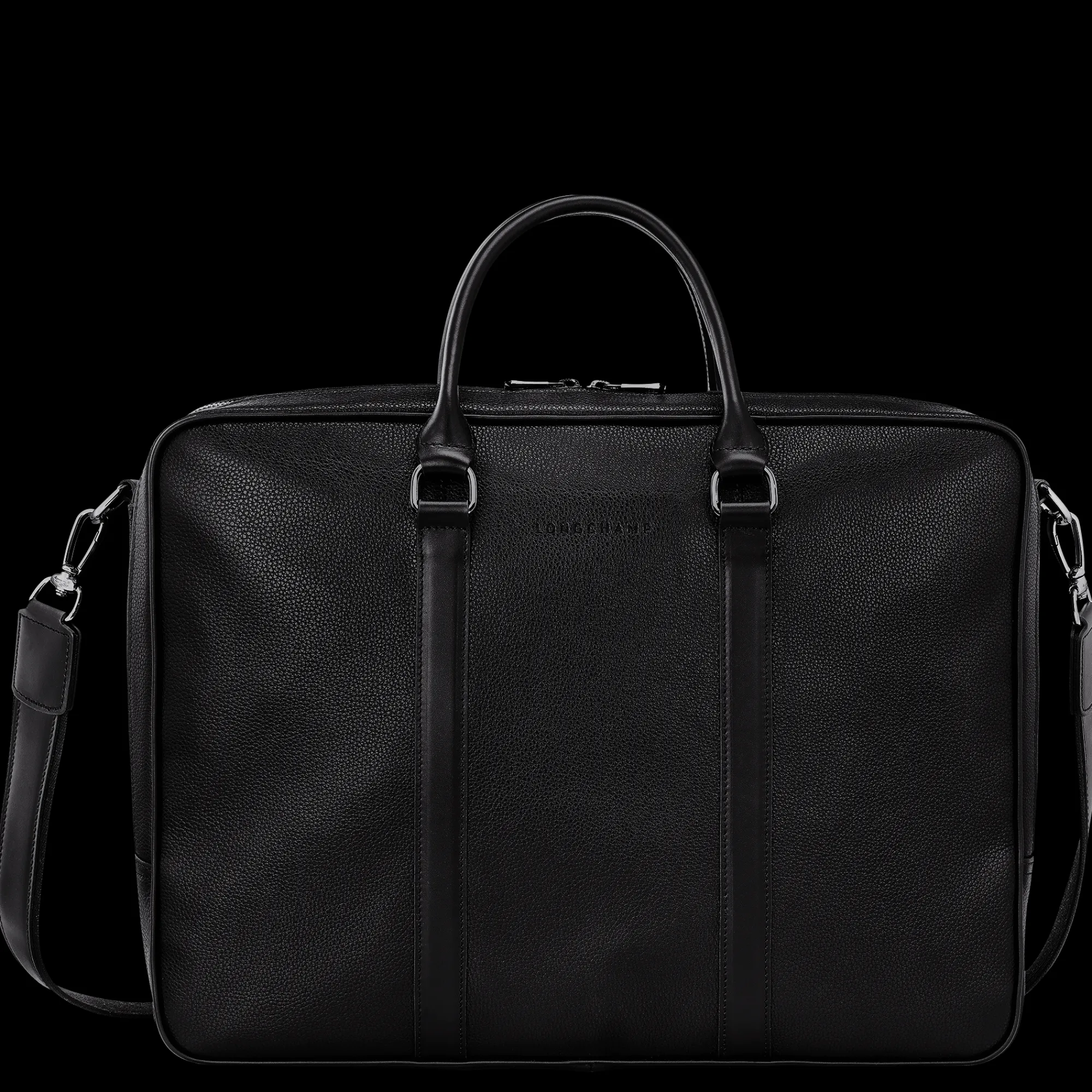 Sale Longchamp Porte-documents L Le Foulonné Noir