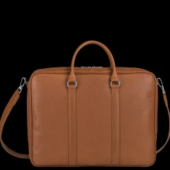 Online Longchamp Porte-documents L Le Foulonné Caramel