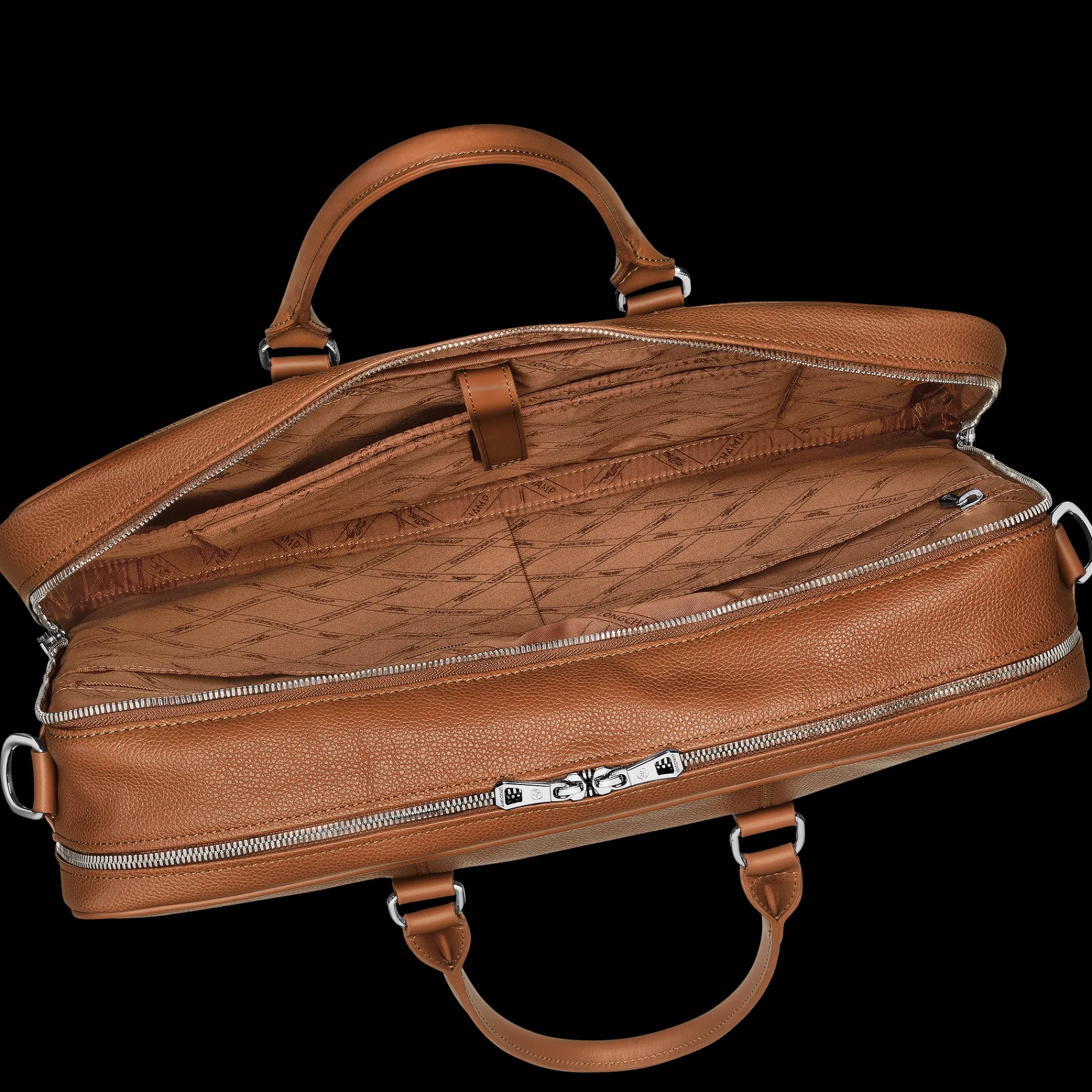 Online Longchamp Porte-documents L Le Foulonné Caramel