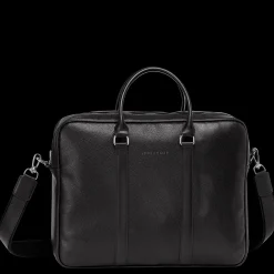 Clearance Longchamp Porte-documents M Le Foulonné Noir