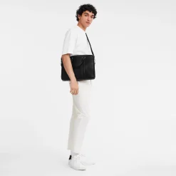 Clearance Longchamp Porte-documents M Le Foulonné Noir