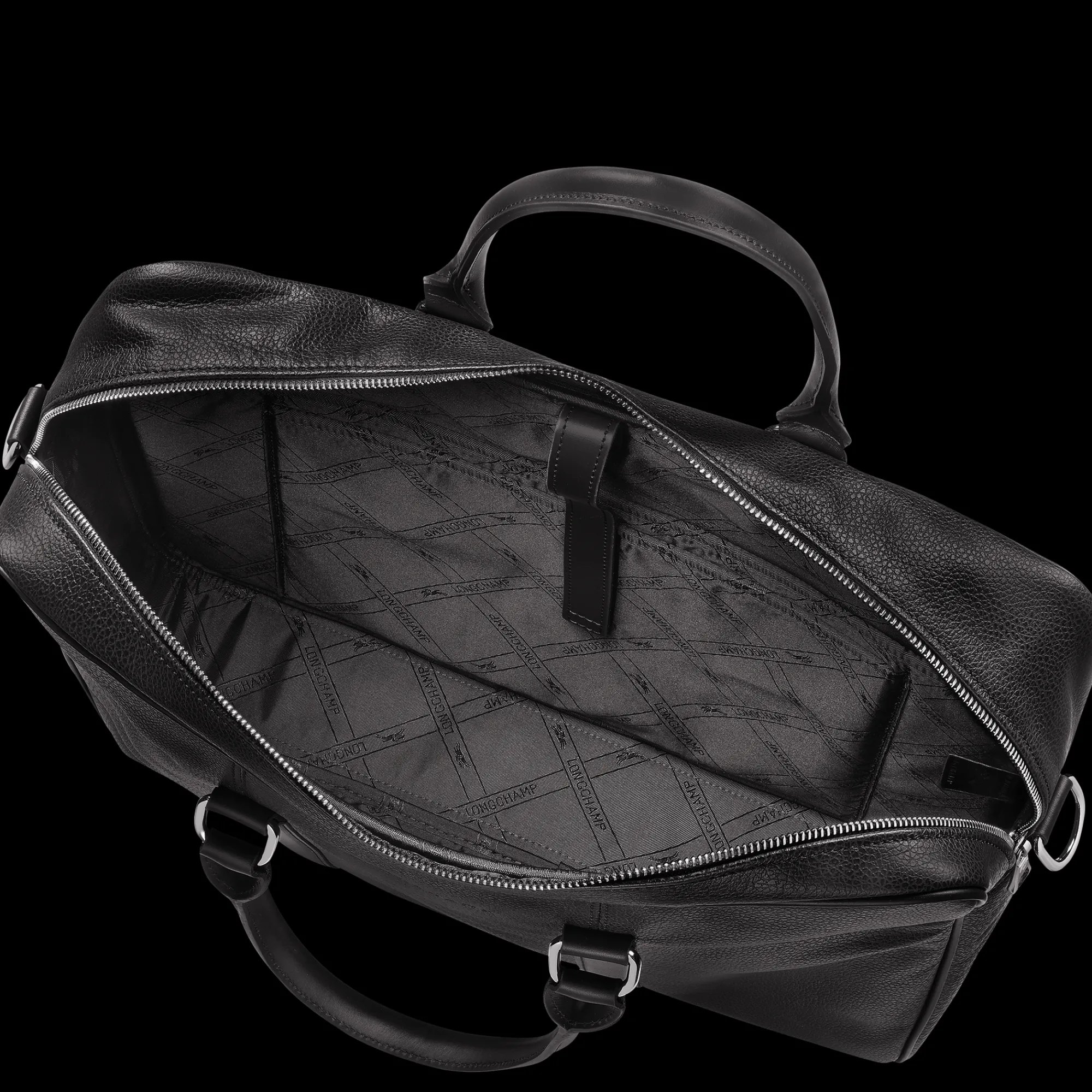 Clearance Longchamp Porte-documents M Le Foulonné Noir