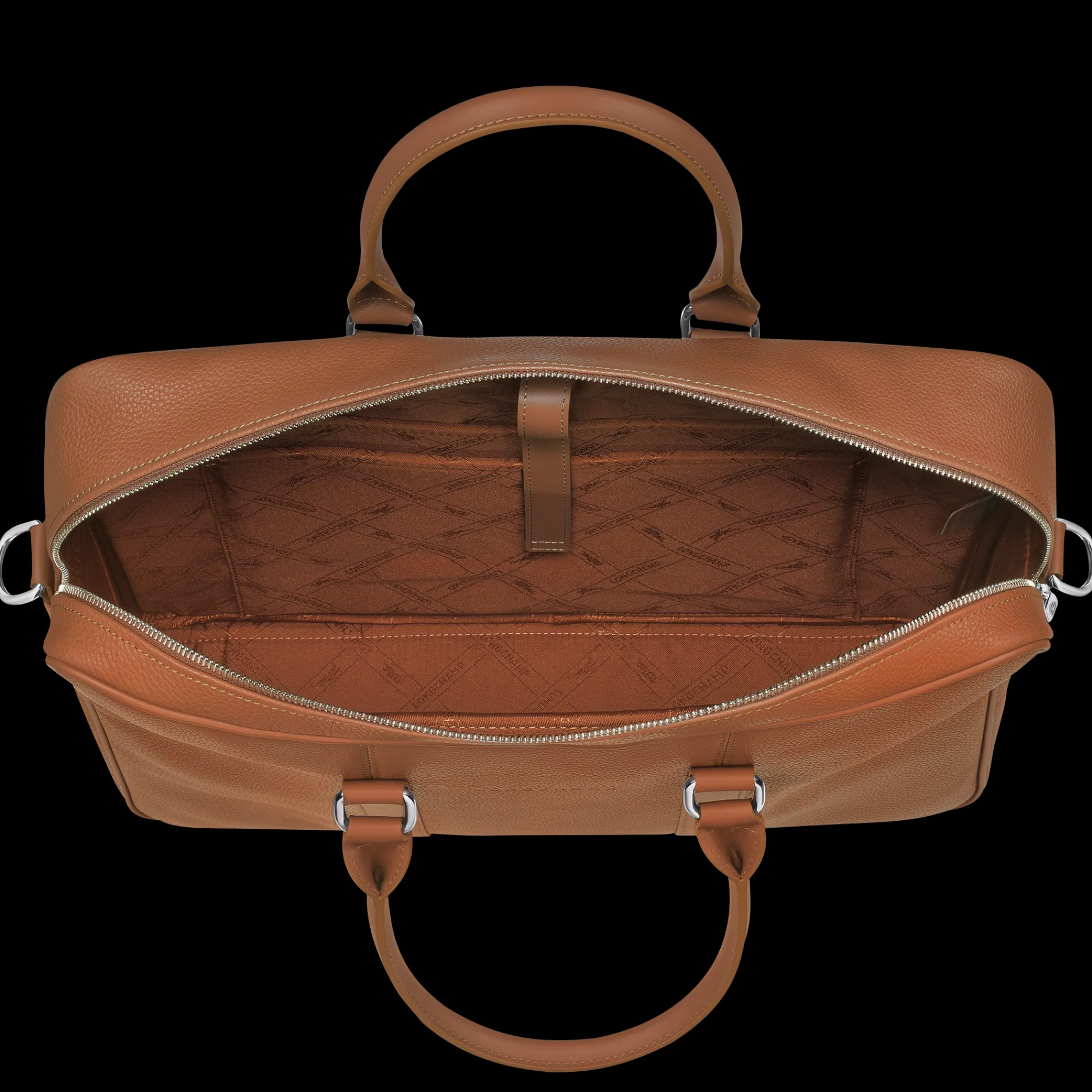 New Longchamp Porte-documents M Le Foulonné Caramel