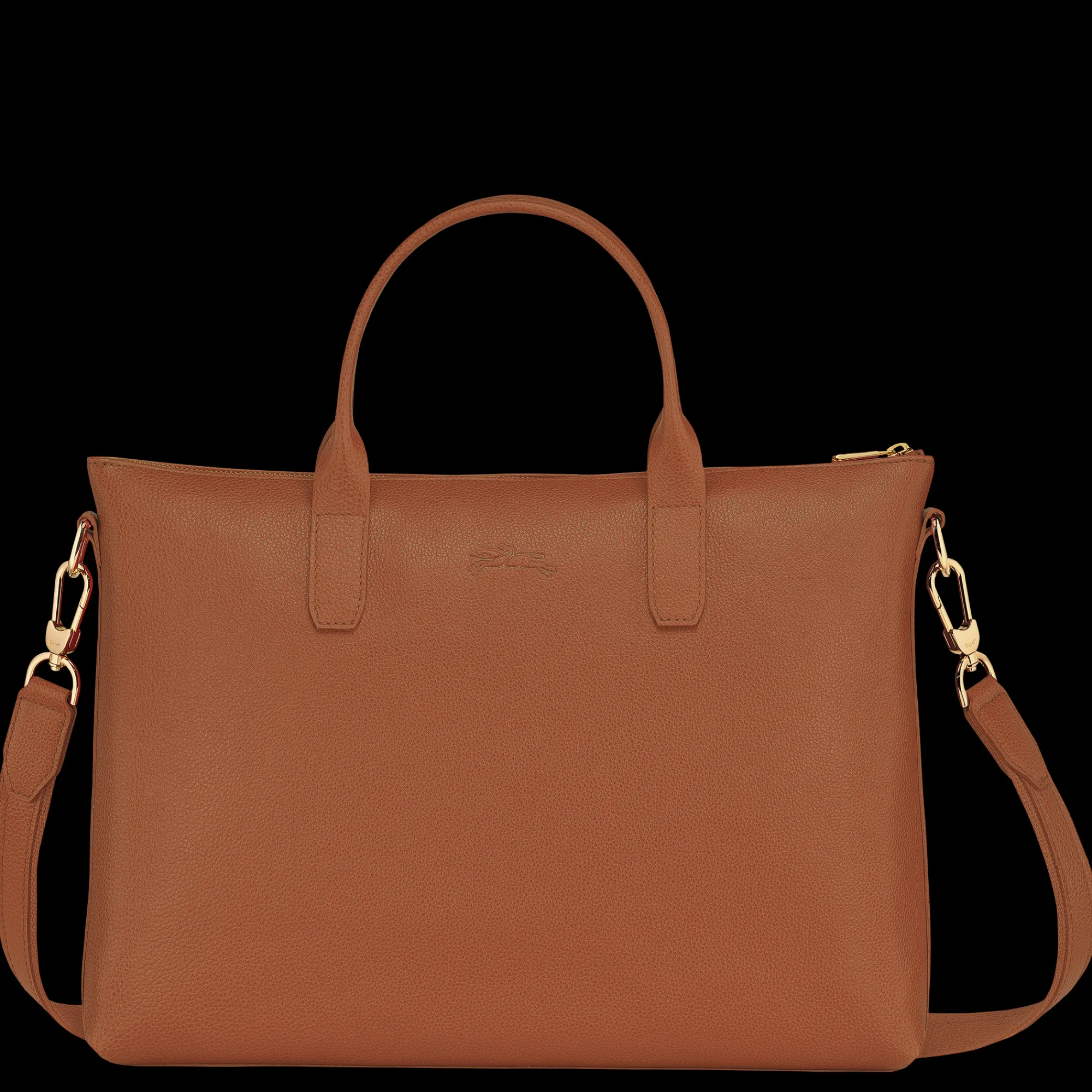 Best Longchamp Porte-documents S Le Foulonné Caramel