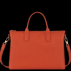 Outlet Longchamp Porte-documents S Le Foulonné Paprika