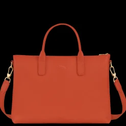 Outlet Longchamp Porte-documents S Le Foulonné Paprika