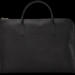 Discount Longchamp Porte-documents S Le Foulonné Noir