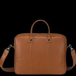 Longchamp Porte-documents S Le Foulonné Caramel