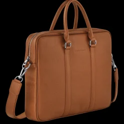 Longchamp Porte-documents S Le Foulonné Caramel