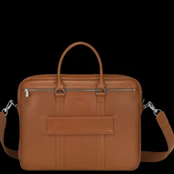 Longchamp Porte-documents S Le Foulonné Caramel