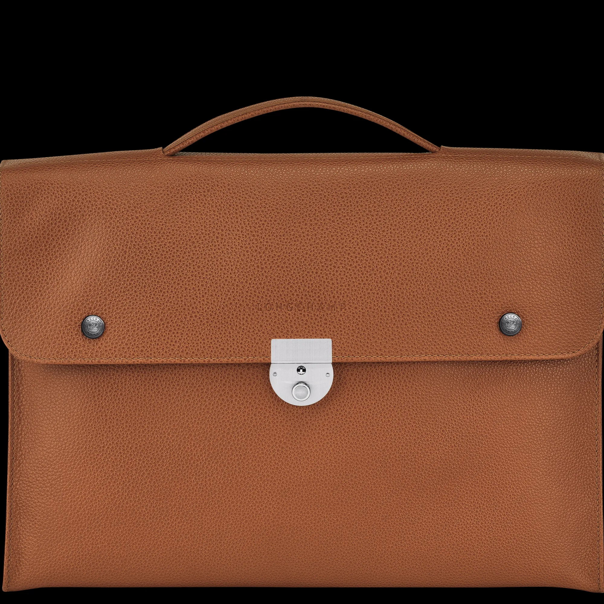 Hot Longchamp Porte-documents S Le Foulonné Caramel