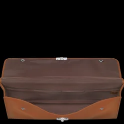 Hot Longchamp Porte-documents S Le Foulonné Caramel