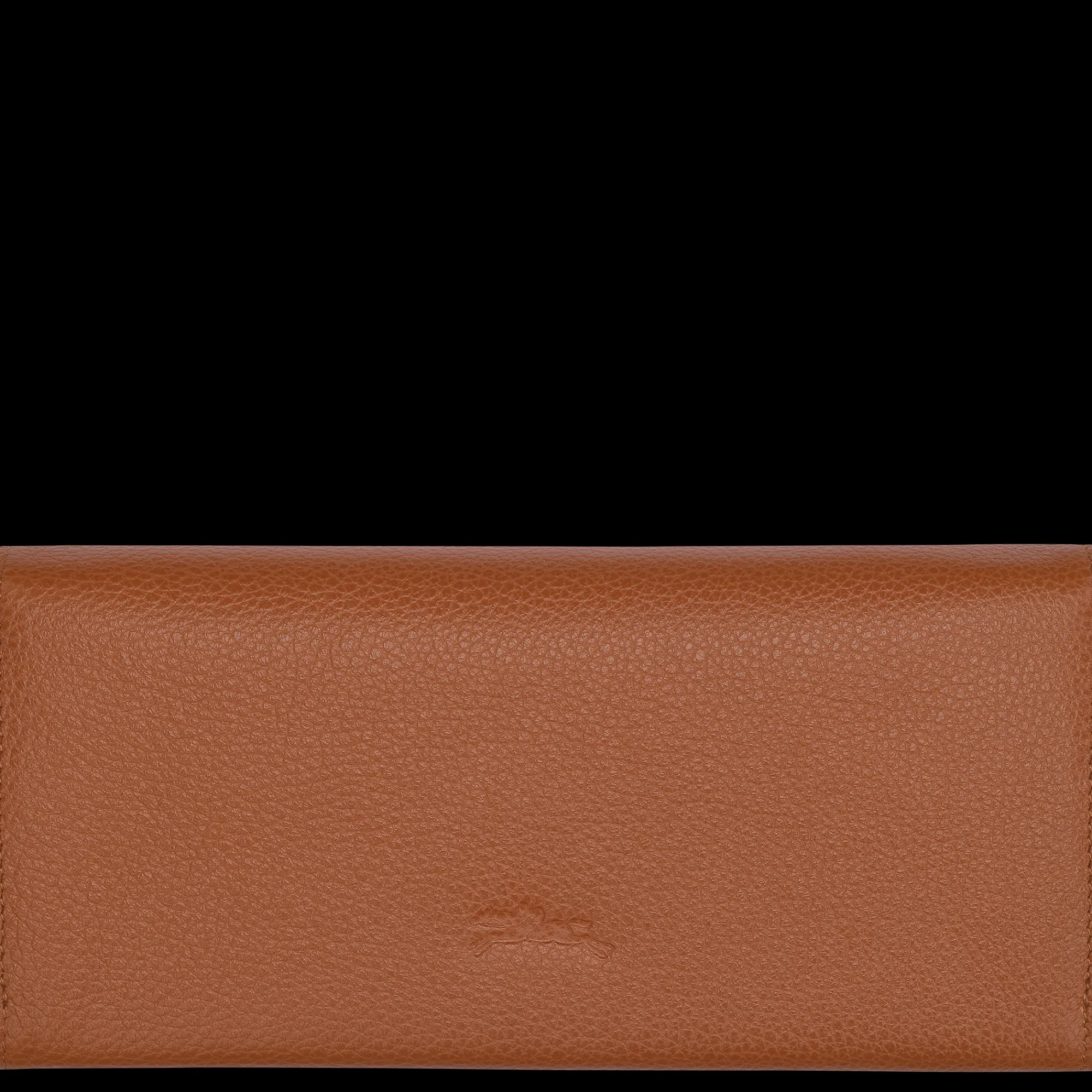 New Longchamp Portefeuille à Rabat Le Foulonné Caramel