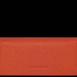 Best Longchamp Portefeuille à Rabat Le Foulonné Paprika